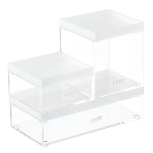 Lund London® Blair Modular Stacking Boxes Mother of Pearl Set of 3