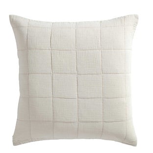 Calvin Klein® Cotton Gauze Euro Sham Grey Set of 2