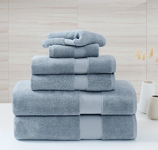 Borghese® Luxe Turkish Towel White Set of 6