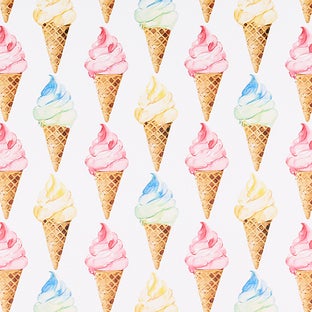 Aspen & Arlo Wrap Ice Cream Dreams Multicolor