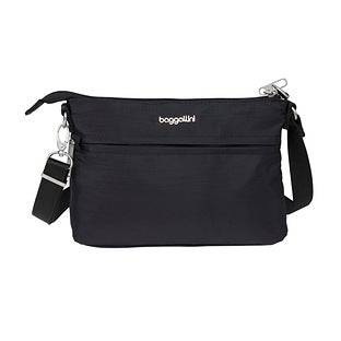 baggallini® Securtex Classic Anti-Theft Memento Crossbody Black