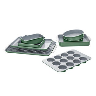 Caraway Ceramic Non-Stick 11 Piece Bakeware Set - Gray