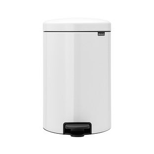New Icon Step on Trash Can, 0.8 Gallon, 3 Liter - Platinum