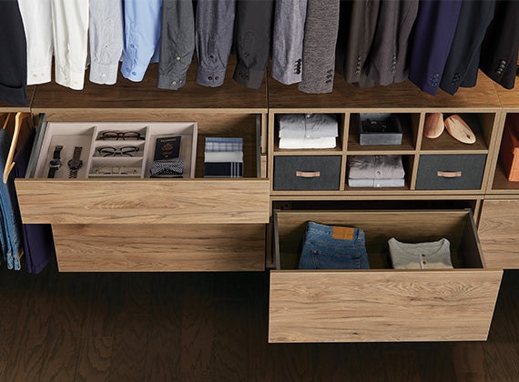 Avera Walk In Closet Features Custom Wood Closet Systems By The