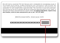 Your 4-digit PIN Number is under the scratch-off-area.