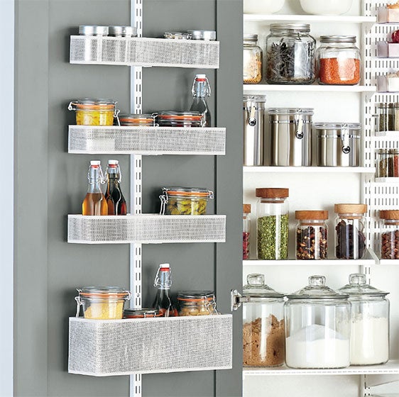 Grey Door Racks Over The Door Storage Back Of Door Shelves