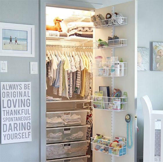 childrens closet organizer