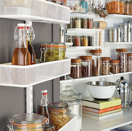 Pantry Organization with The Container Store - The Glamorous Gal