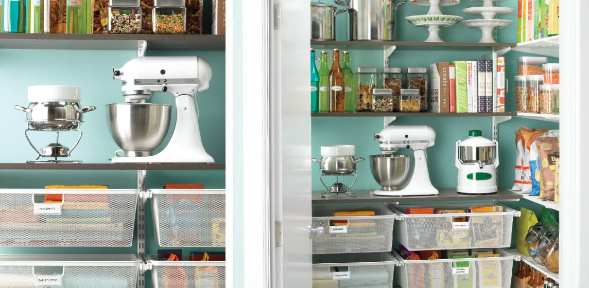 Pantry Organization with The Container Store - The Glamorous Gal