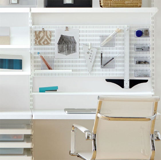 Hooks Kitchen & Hooks Garage Pegboard Organizers Elfa Utility Board