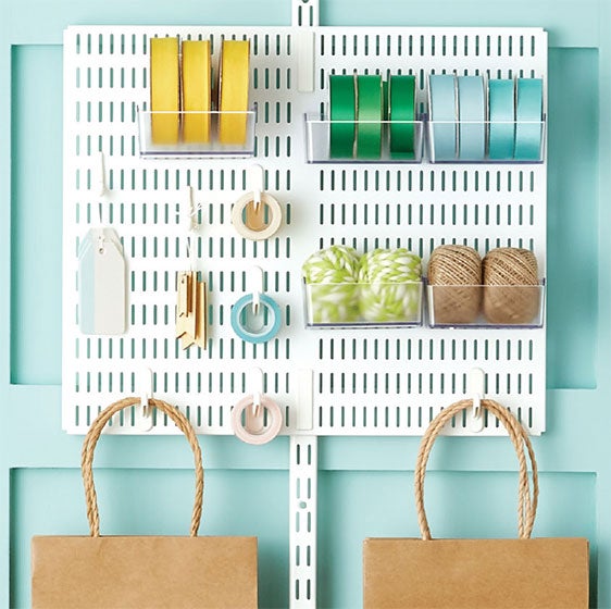 Hooks Kitchen & Hooks Garage Pegboard Organizers Elfa Utility Board