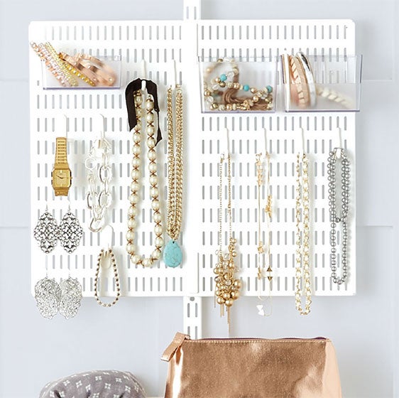 Kitchen & Garage Pegboard Organizers Elfa Utility Board Solutions