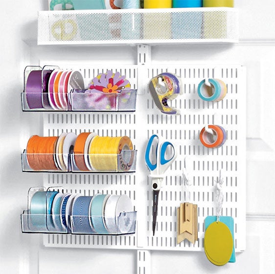 Kitchen & Garage Pegboard Organizers Elfa Utility Board Solutions