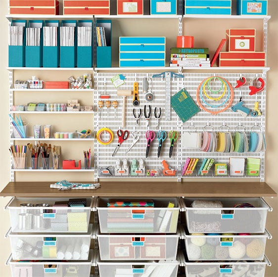 Hooks Kitchen & Hooks Garage Pegboard Organizers Elfa Utility Board