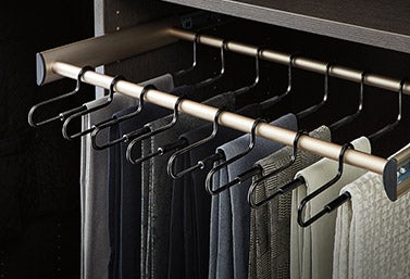 customizable closet extendable pants rack