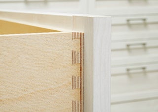custom drawers with dovetail joints