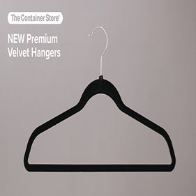Linen Premium NonSlip Velvet Hangers Pkg/10 The Container Store