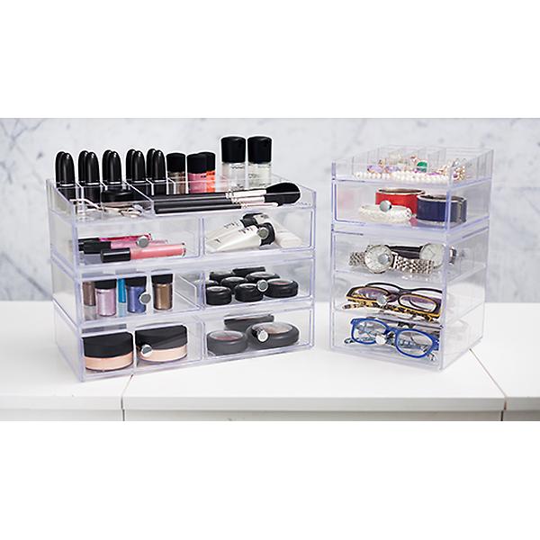 iDesign Clarity Makeup & Skincare Storage Starter Kit