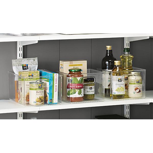 iDesign Linus BPA-Free Plastic Stackable Organizer Storage Bin with Handles  for Kitchen, Pantry, Bathroom, Small – Healthier Spaces Organizing
