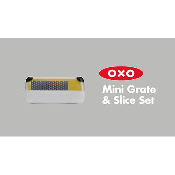 OXO Good Grips Mini Complete Grate & Slice Set & Good Grips 3 Piece  Silicone Spatula Set - Yahoo Shopping