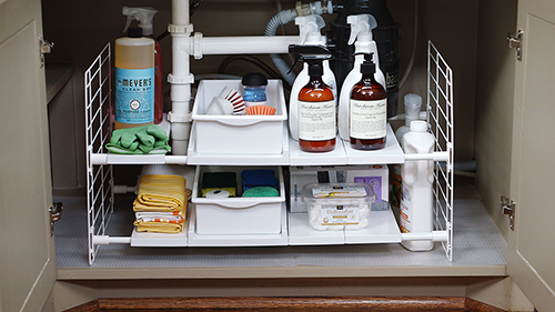 Expandable Under Sink Organizer and Storage – Healthier Spaces