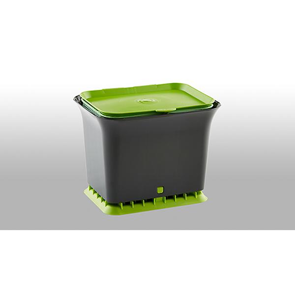 Full Circle Fc11302-s Scrap Happy Scrap Collector & Freezer Compost Bin, Slate