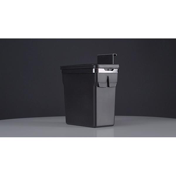 simplehuman Black In-Cabinet 2.6 gal. Trash Can